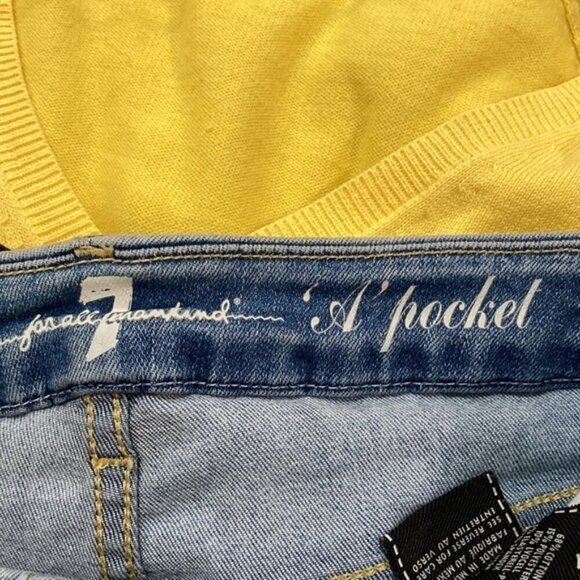 7 For All Mankind A Pocket Bootcut Jeans 27 - Picture 14 of 14